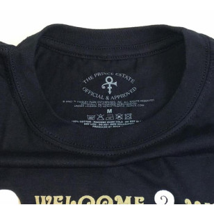Prince - Welcome 2 America Official Fitted Jersey T Shirt ( Men L ) ***READY TO SHIP from Hong Kong***